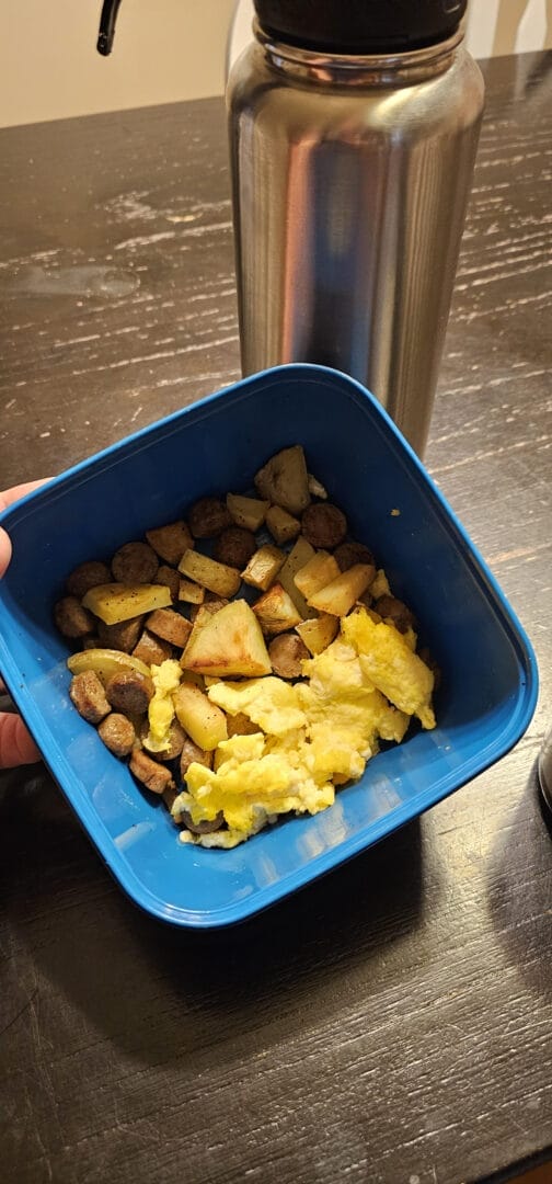 showing a good go to breakfast option